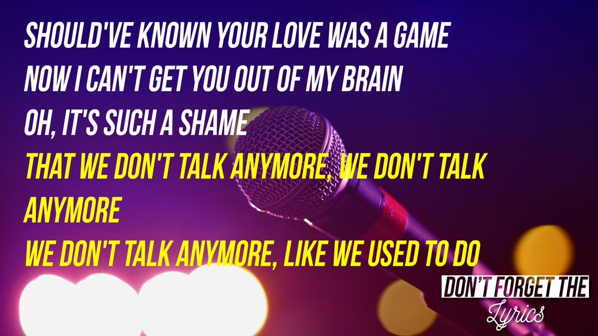 Don't Forget the Lyrics image number null